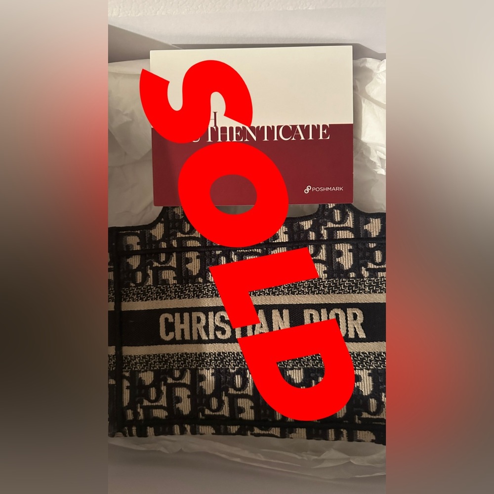 MINI DIOR BOOK TOTE